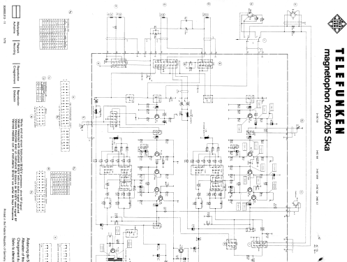 Magnetophon 205 M-205; Telefunken (ID = 321914) R-Player