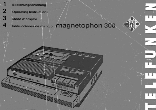 Magnetophon 300; Telefunken (ID = 2701219) Sonido-V