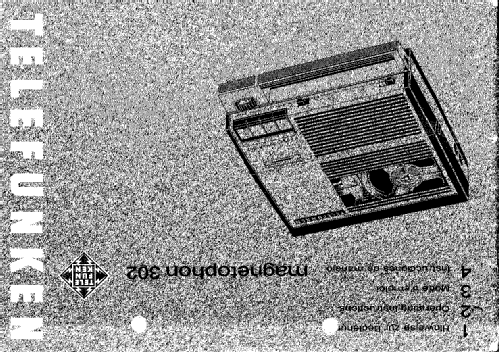 Magnetophon 302; Telefunken (ID = 1334842) R-Player