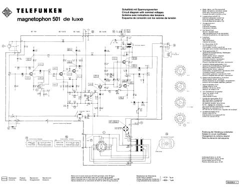 Magnetophon 501 de luxe; Telefunken (ID = 1908441) R-Player