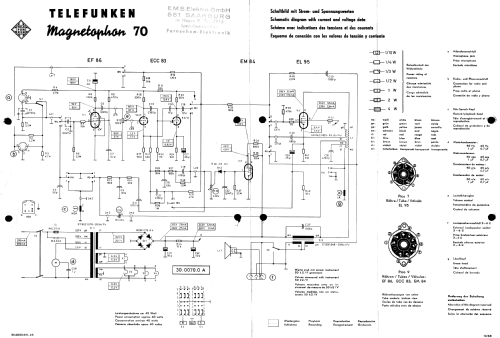 Magnetophon 70; Telefunken (ID = 26984) R-Player