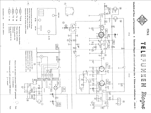 Magnetophon 75K-15 de Luxe; Telefunken (ID = 28220) Ton-Bild