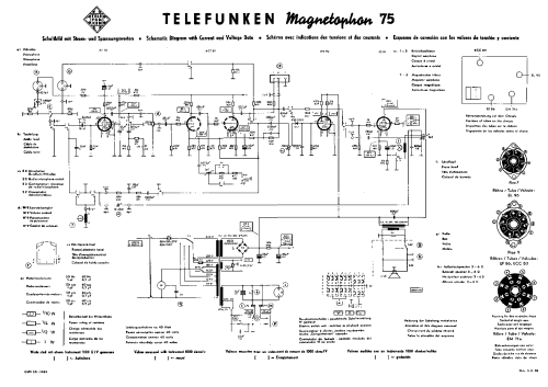 Magnetophon 75T; Telefunken (ID = 2983427) R-Player