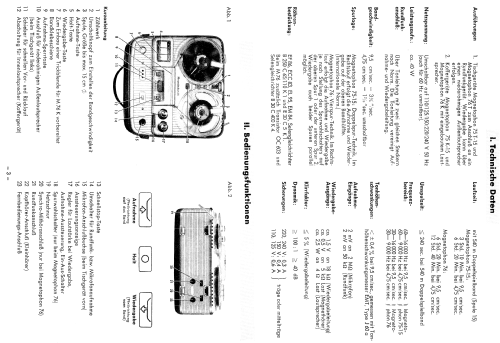 Magnetophon 76 de Luxe; Telefunken (ID = 2097824) R-Player