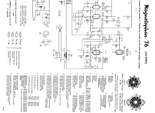 Magnetophon 76 de Luxe; Telefunken (ID = 84117) R-Player