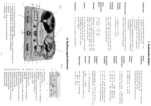 Magnetophon 85; Telefunken (ID = 2059322) R-Player