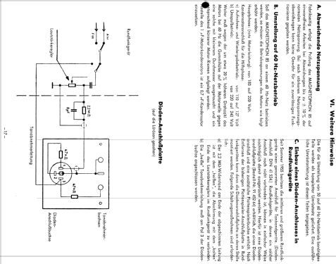 Magnetophon 85; Telefunken (ID = 2059337) R-Player