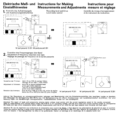 magnetophon partysound R201; Telefunken (ID = 534662) Radio