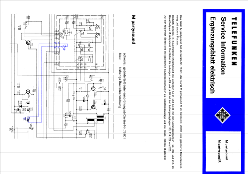 Magnetophon Partysound R; Telefunken (ID = 1907008) Radio