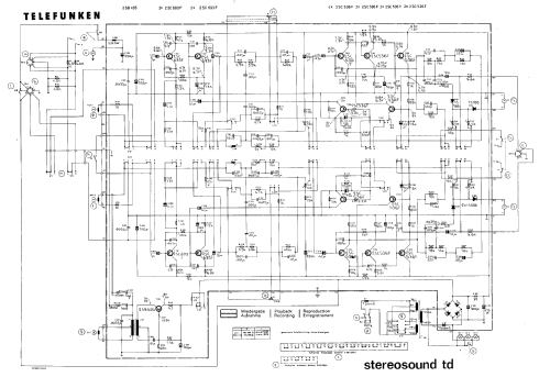 Magnetophon Stereosound TD2; Telefunken (ID = 906790) R-Player