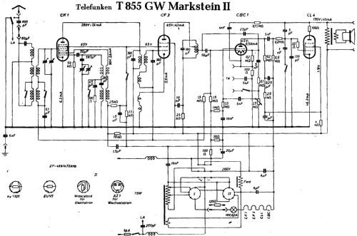 Markstein II 855GW ; Telefunken (ID = 719793) Radio