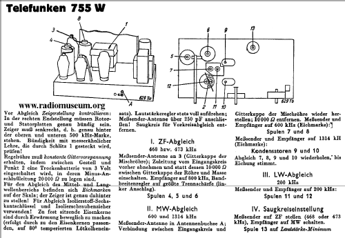 Markstein-Super 755W ; Telefunken (ID = 37566) Radio