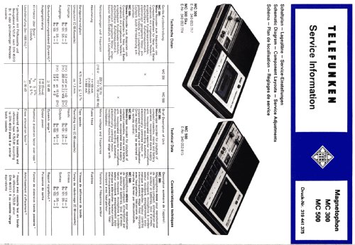MC500; Telefunken (ID = 535962) R-Player