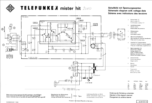 Mister Hit 2000; Telefunken (ID = 132191) R-Player