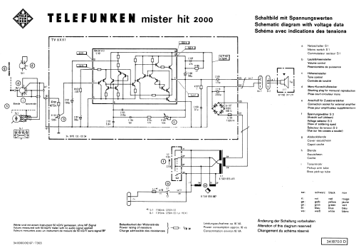 Mister Hit 2000; Telefunken (ID = 1999240) R-Player