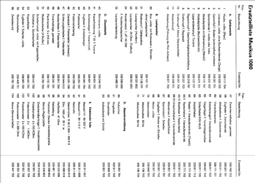 Musikus 1080; Telefunken (ID = 536638) R-Player