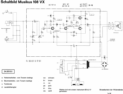 Musikus 108VX; Telefunken (ID = 379034) R-Player