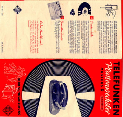 Musikus D; Telefunken (ID = 1107695) Reg-Riprod