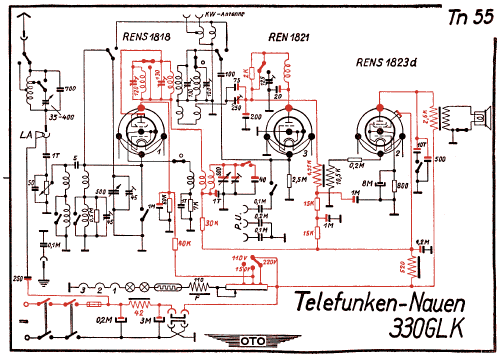 Nauen 330GLK ; Telefunken (ID = 3020476) Radio
