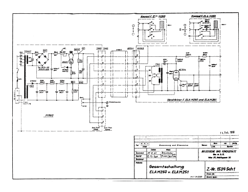 Netzanschlußgerät Ela M950; Telefunken (ID = 1481375) Fuente-Al