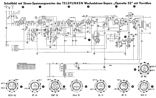 Operette 52; Telefunken (ID = 393906) Radio