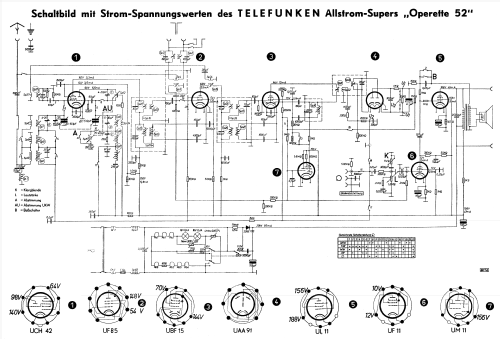 Operette 52GW; Telefunken (ID = 387326) Radio