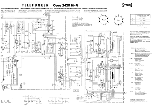 Opus 2420 Hi-Fi Stereo ; Telefunken (ID = 2649256) Radio