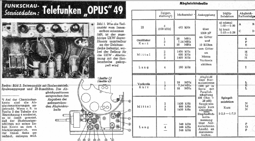 Opus 49 9M65WLK; Telefunken (ID = 1017314) Radio