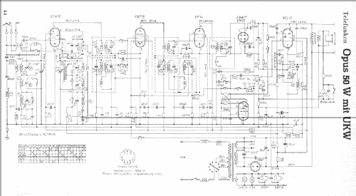 Opus 50W UKW; Telefunken (ID = 7521) Radio