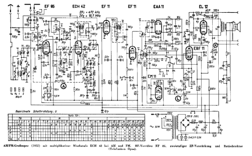 Opus 52W; Telefunken (ID = 320541) Radio
