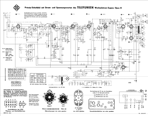 Opus 8 Hi-Fi ; Telefunken (ID = 2651411) Radio