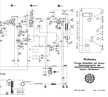 Orchestra 53; Telefunken (ID = 1935634) Radio