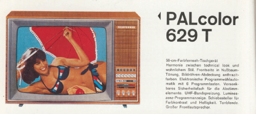 PALcolor 629T FS69 4709; Telefunken (ID = 2085799) Television