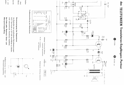 Partner I ; Telefunken (ID = 188359) Radio