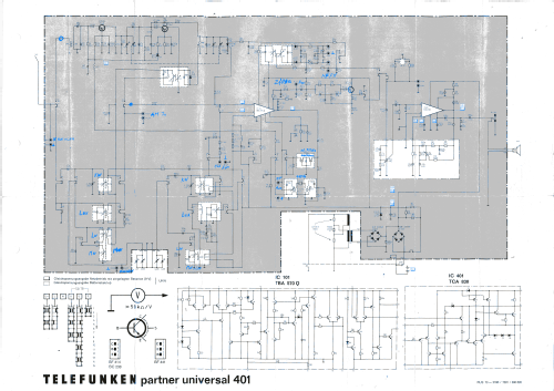 partner universal 401; Telefunken (ID = 3181124) Radio