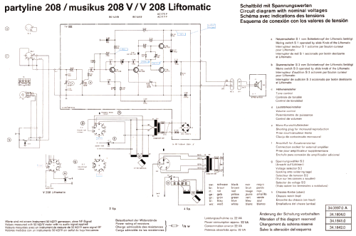 Partyline 208; Telefunken (ID = 683795) R-Player