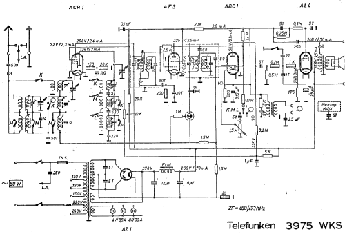 Phono-Super 3975WKS ; Telefunken (ID = 2637443) Radio