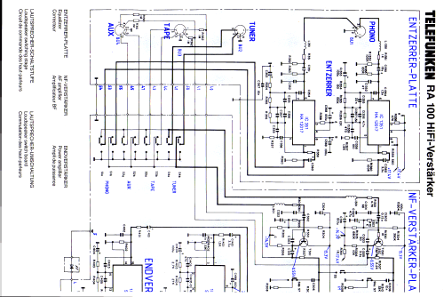 RA100; Telefunken (ID = 1328450) Ampl/Mixer