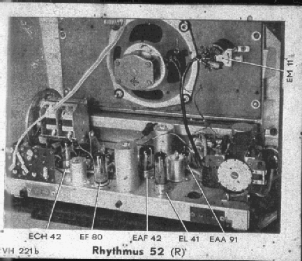 Rhythmus 52R; Telefunken (ID = 156504) Radio