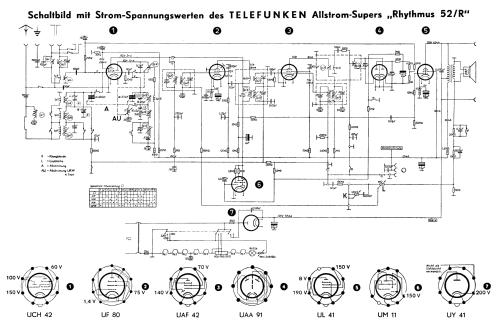 Rhythmus 52R; Telefunken (ID = 2007424) Radio