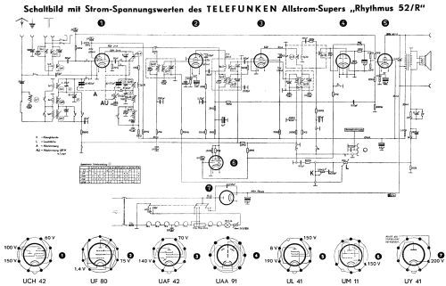 Rhythmus 52R; Telefunken (ID = 780773) Radio
