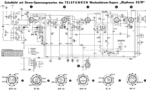 Rhythmus 52R; Telefunken (ID = 1953694) Radio