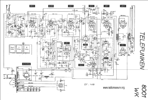 Spitzensuper 8001WK ; Telefunken (ID = 21105) Radio