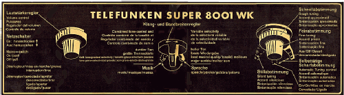 Spitzensuper 8001WK ; Telefunken (ID = 940388) Radio