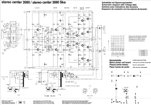 Stereo Center 2080; Telefunken (ID = 1019719) Ampl/Mixer