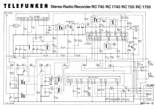 Stereo Radio Recorder RC-740; Telefunken (ID = 1784396) Radio