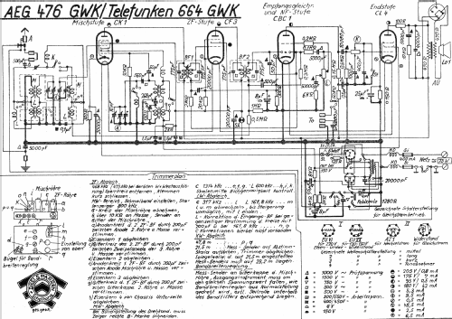 Super 664GWK ; Telefunken (ID = 844255) Radio