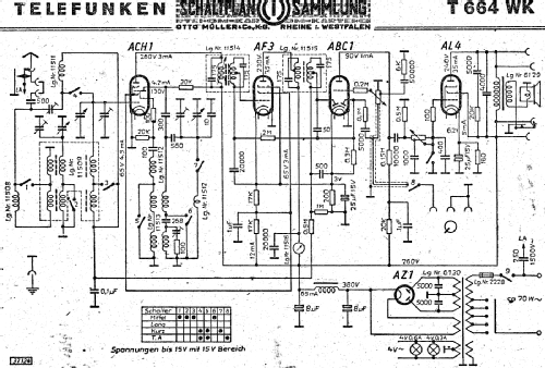 Super 664WK ; Telefunken (ID = 2871723) Radio