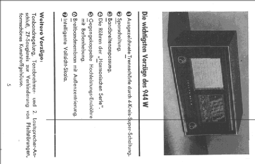 Super 944W ; Telefunken (ID = 1616716) Radio