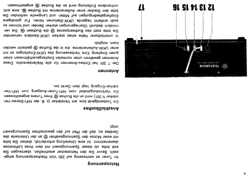 T201; Telefunken (ID = 113834) Radio